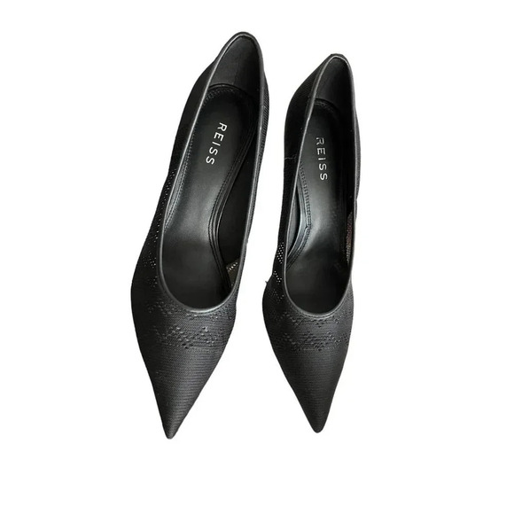 Reiss Zena Black heels NWB - Picture 2 of 6